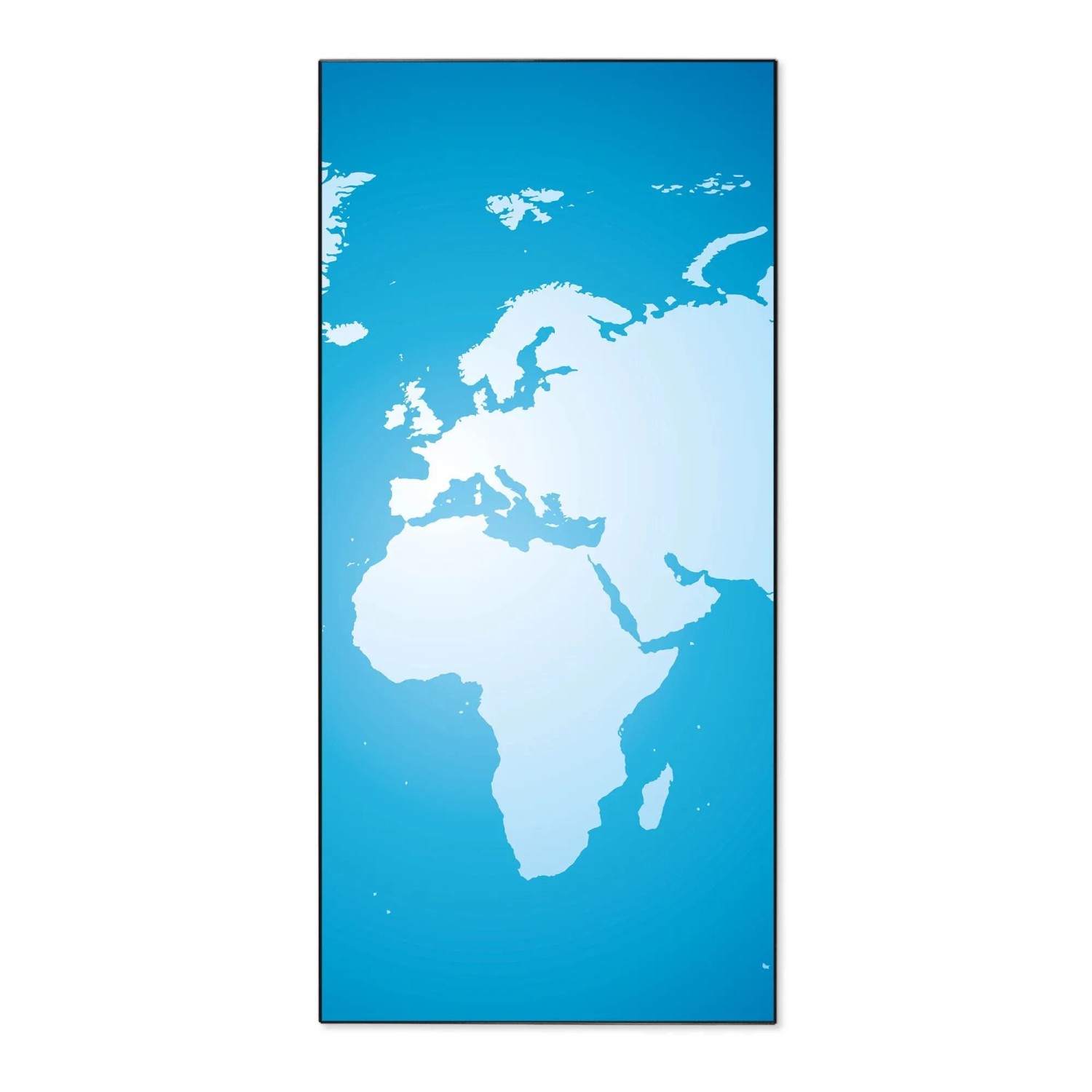 Banjado Magnettafel 37x78cm Magnetwand  Schwarz Aus Metall Magnetpinnwand P günstig online kaufen