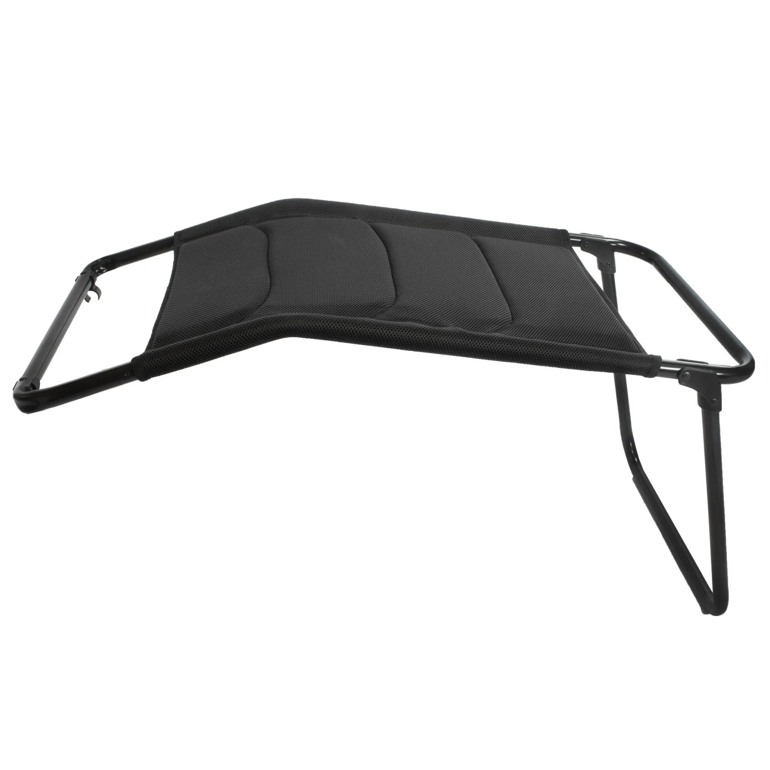 osoltus Fußablage Fußhocker für Campingsessel Soft Touch Black Magic