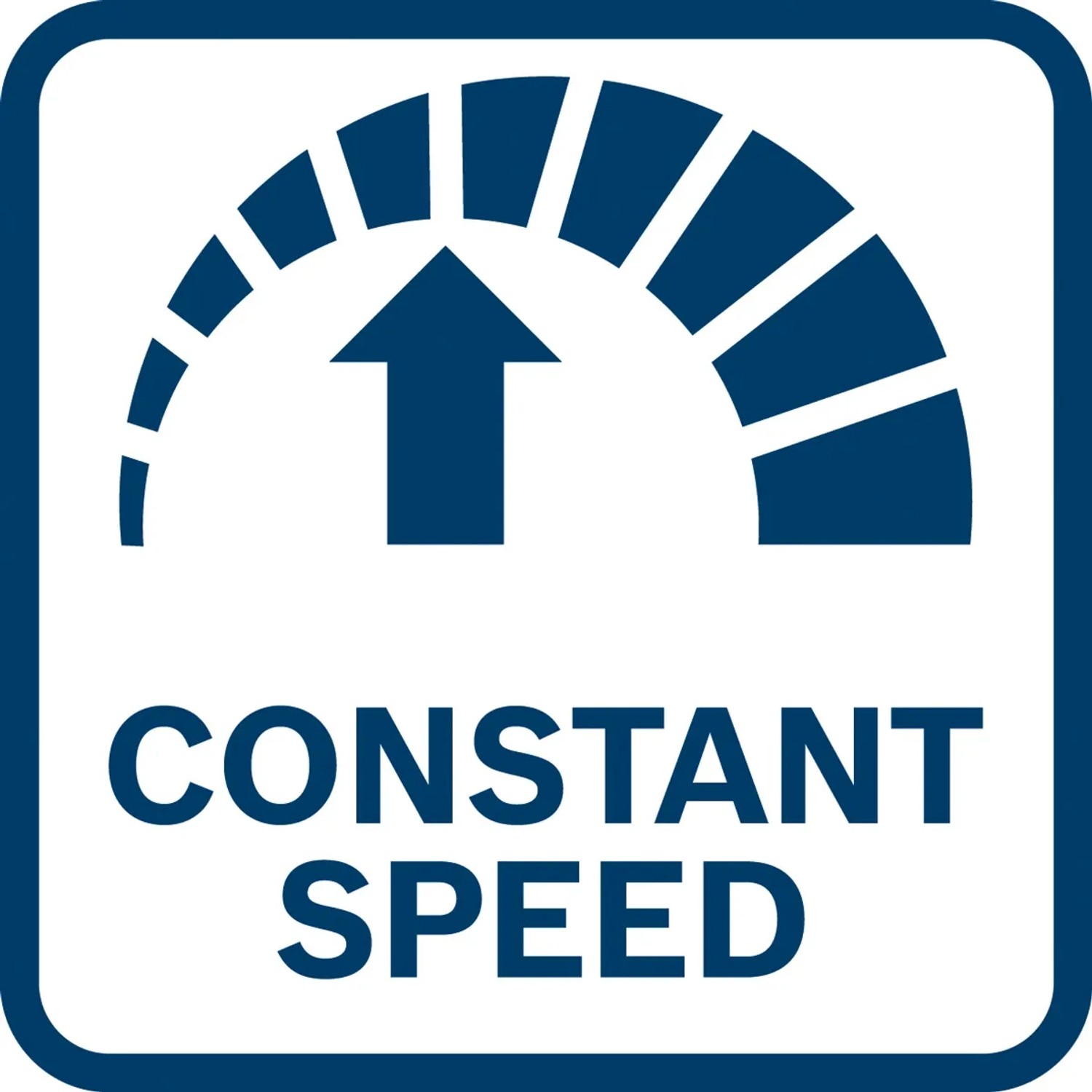 Symbol für konstante Drehzahl beim Bosch Exzenterschleifer GEX 34-125.