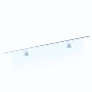 Silbergraue Spectraline LED Spiegelleuchte, 120cm, für Bad & Spiegelschrank.