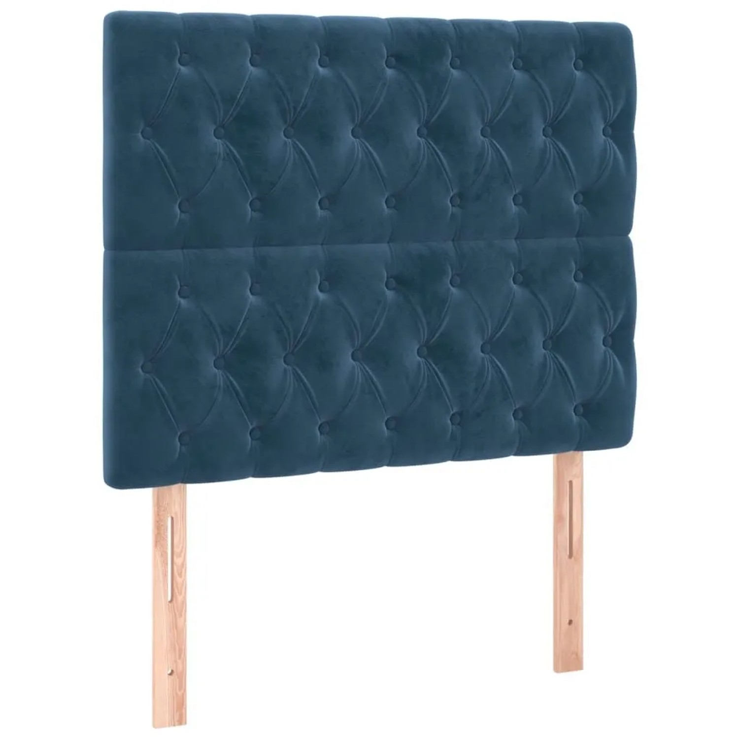 vidaXL Kopfteil Dunkelblau 90x7x118/128 cm Samt 3116708