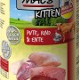 Mac's Katzen-Nassfutter Kitten mit Pute, Rind und Ente, 400g Dose.