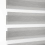 Schöner Wohnen Doppelrollo Tilda, anthrazit, 45x150cm, Strukturstoff für variable Lichtdosierung.