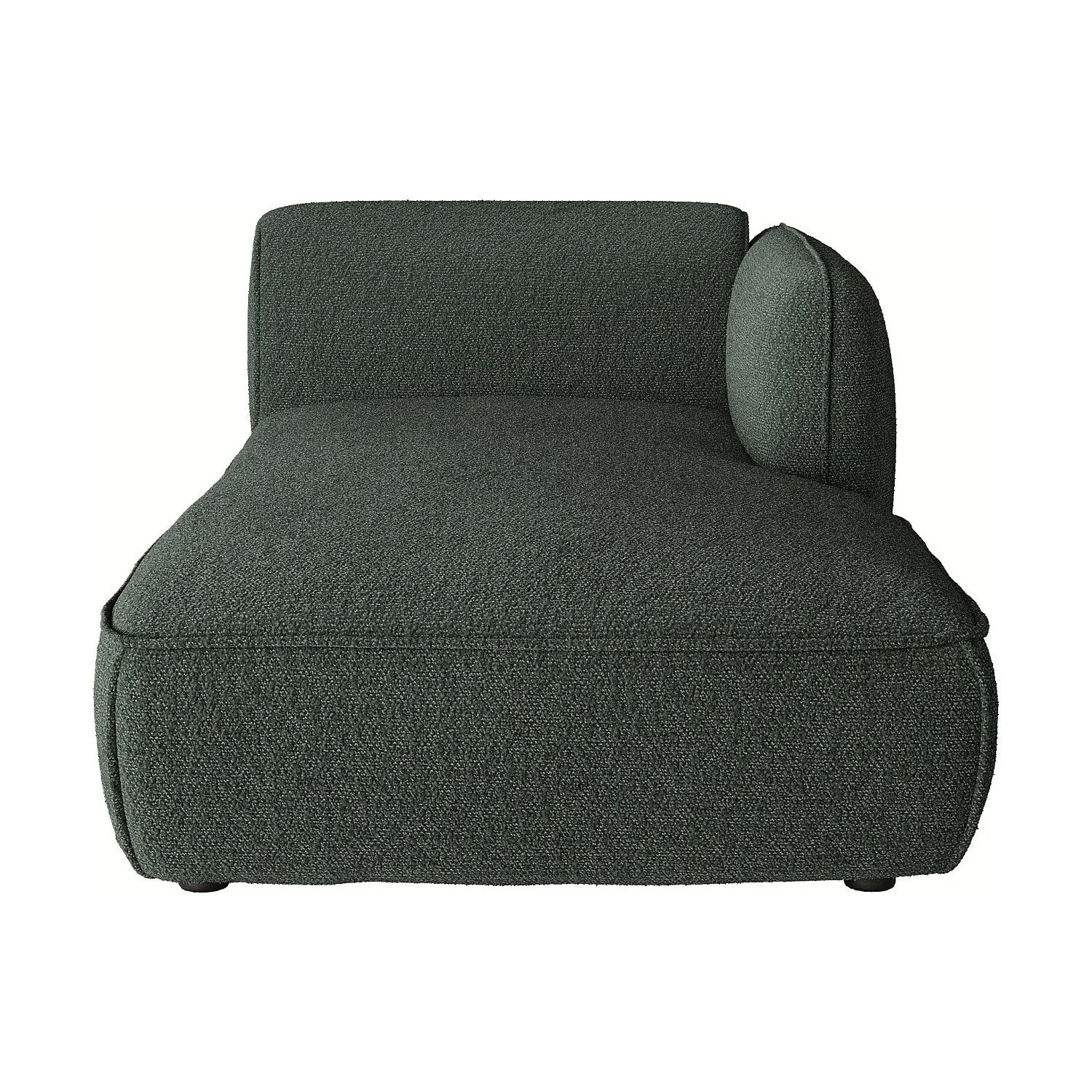 Vente-unique Recamiere Ohne Schlaffunktion Camilio Grün 107 cm