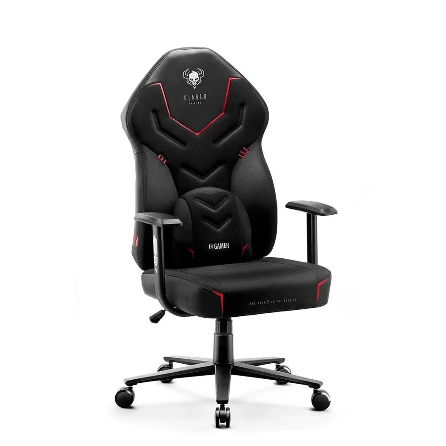 Diablo Chairs X-Gamer Gamingstuhl  Schwarz Dark Obsidian