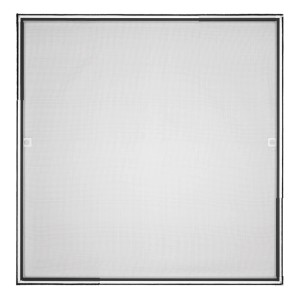 tesa® Insect Stop Falt-Alu-Rahmen Fenster, weiß. Insektenschutz für Fenster bis 140x140cm.