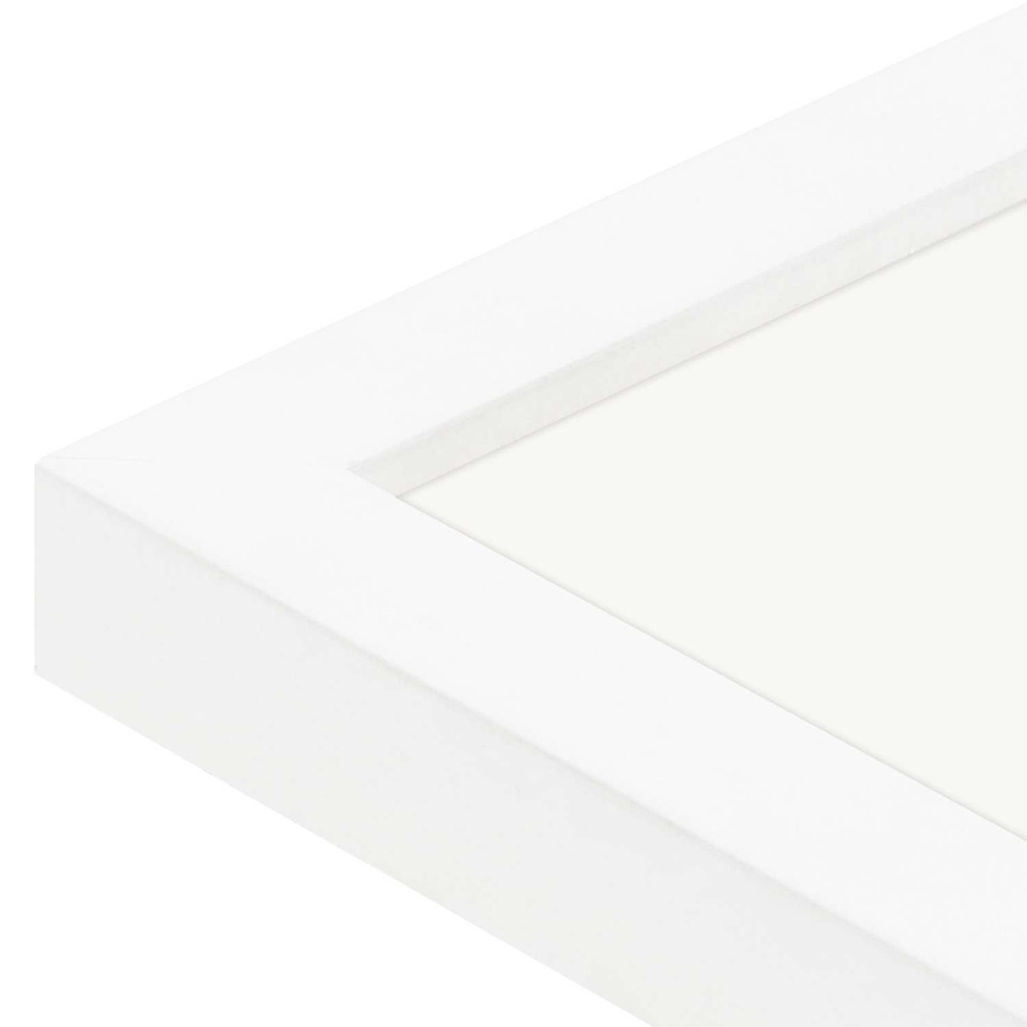 Detailansicht: Weißer WANDStyle Galerierahmen für 4 Fotos (15x20 cm).