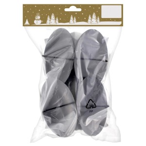 Kerzenhalter zum Stecken, Ø 10cm, 4er-Set für Adventskränze und Weihnachtsdeko.