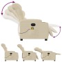 vidaXL Massagesessel Creme Stoff 374164_5