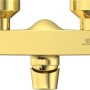 Ideal Standard Connect Air Brausearmatur Aufputz in gebürstetem Gold.
