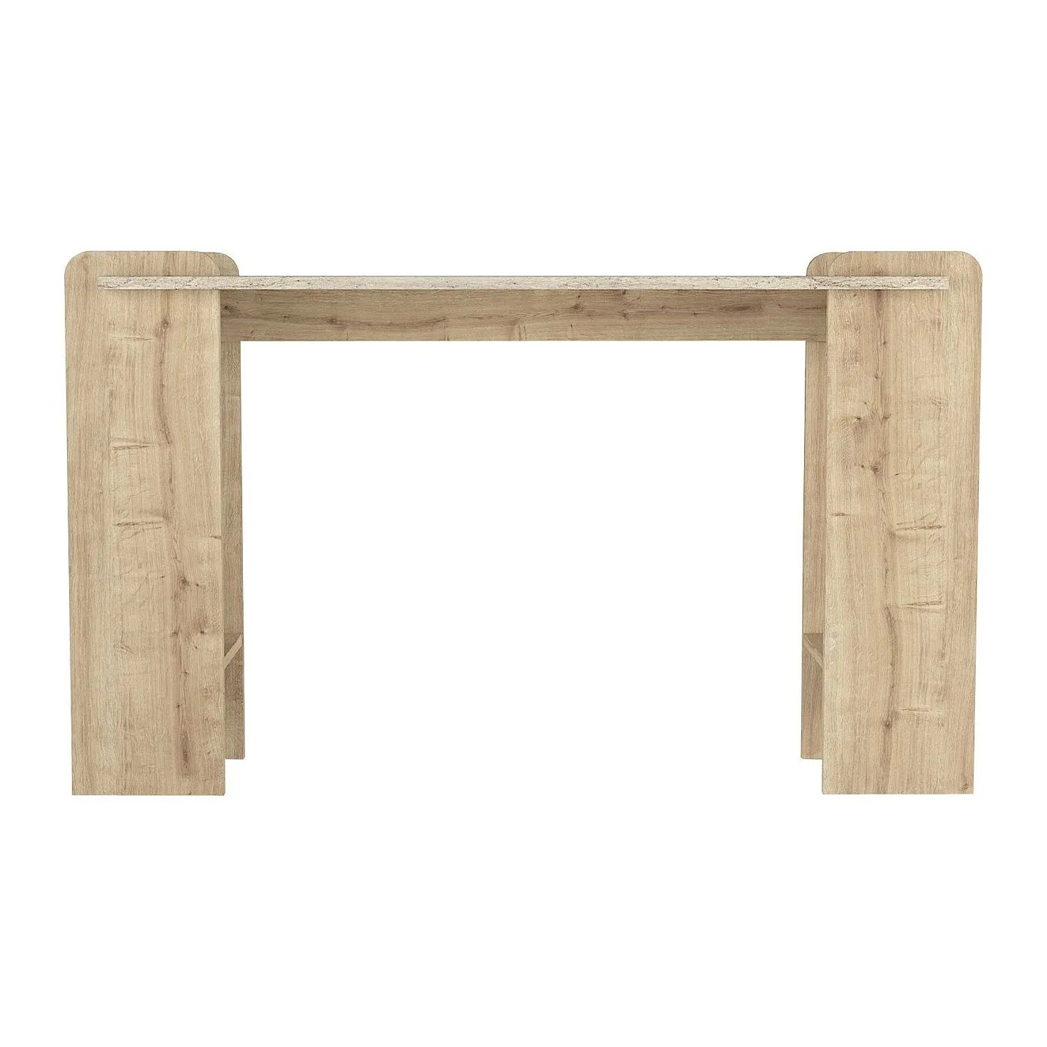 Vente-unique Konsolentisch Osenya Beige  Naturfarben Hell 130.8 cm
