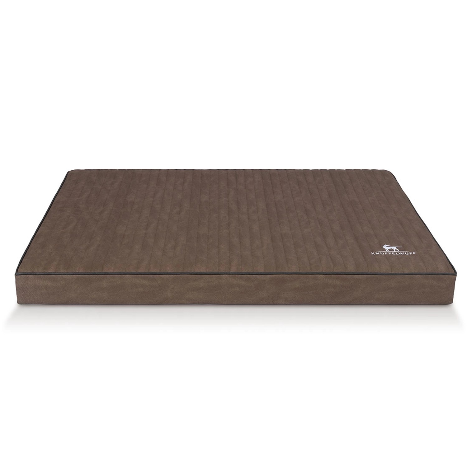 Knuffelwuff Hundematte Palomino Orthopädisch Kunstleder XL 100 x 70 Braun günstig online kaufen