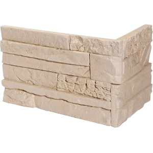 Stegu Ecken Creta Beige Nuance, Verblender für Innen, Sandsteinoptik.
