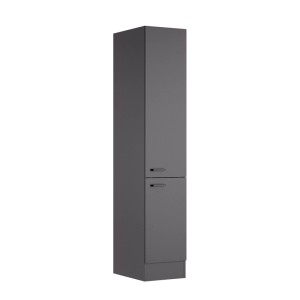 OPTIFIT Vorratsschrank Kiel420, 40x210cm, Anthrazit Matt, für Hauswirtschaftsraum.