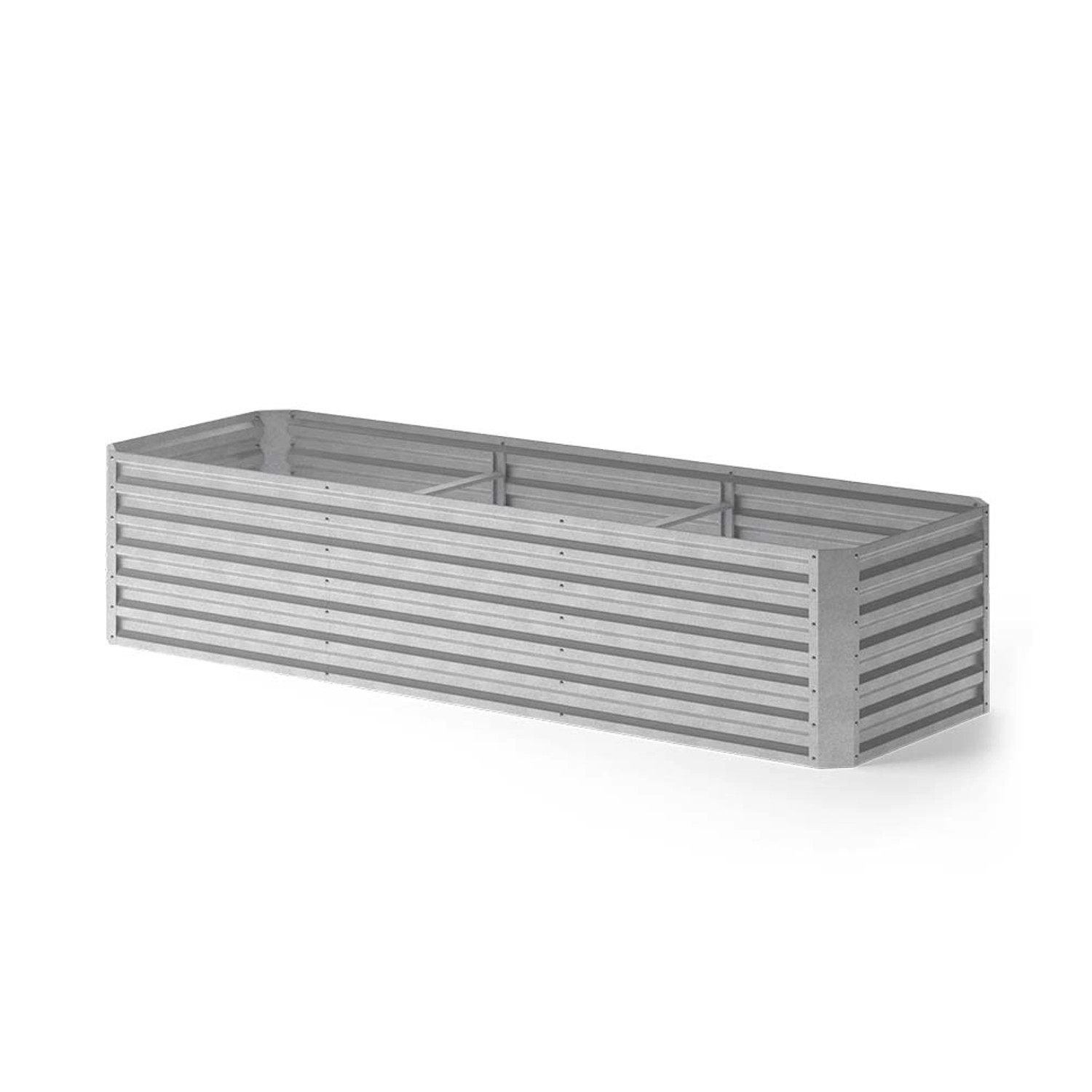 OK-Living Hochbeet Silber 270 x 90 cm