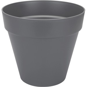 Anthrazitfarbener Elho Blumentopf Loft Urban, Ø 70 cm, aus Kunststoff.