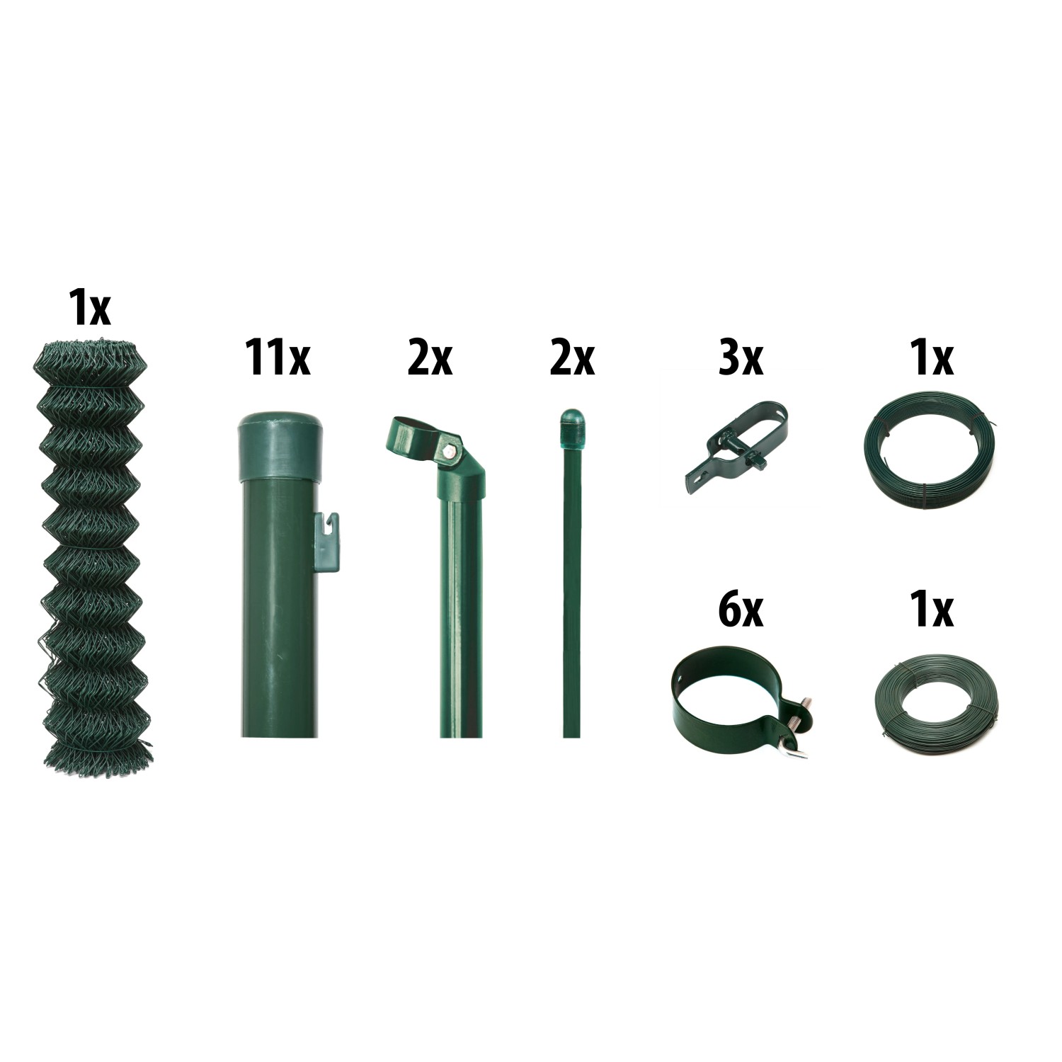 Floraworld Maschendraht-Set 80 cm x 25 m Moosgrün