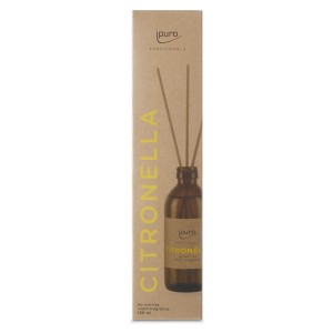 Ipuro Raumduft Citronella 150ml im Karton mit Duftstäbchen.