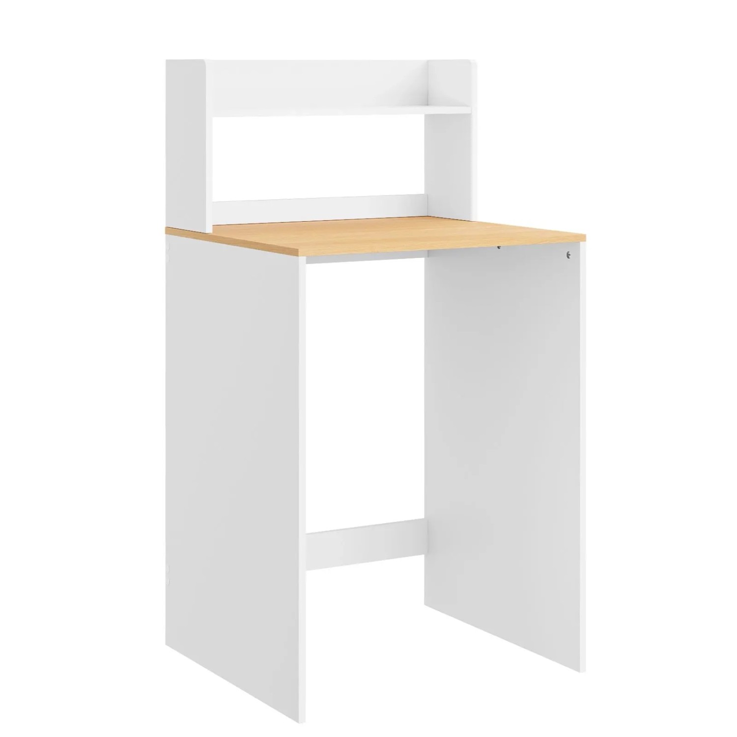 SoBuy Waschmaschinenschrank mit Ablage für Waschküche Waschmaschinenregal 66x127x60cm Weißnatur BZR224-WN