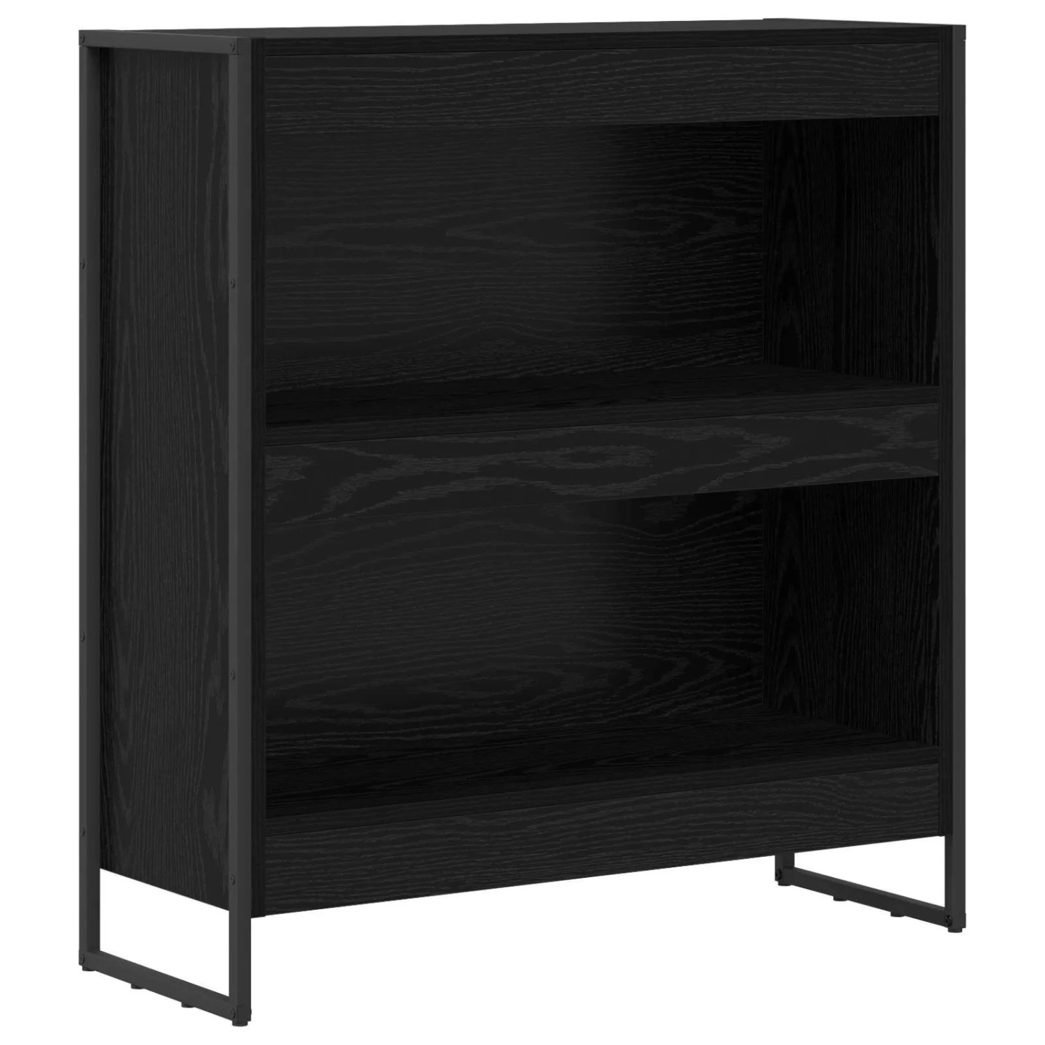 vidaXL Bücherregal Schwarz Eichen-Optik 80 x 30 x 155 cm Holzwerkstoff 8864 günstig online kaufen