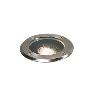 Moderner, verstellbarer QAZQA Outdoor Bodenstrahler Delux aus Stahl, IP65.