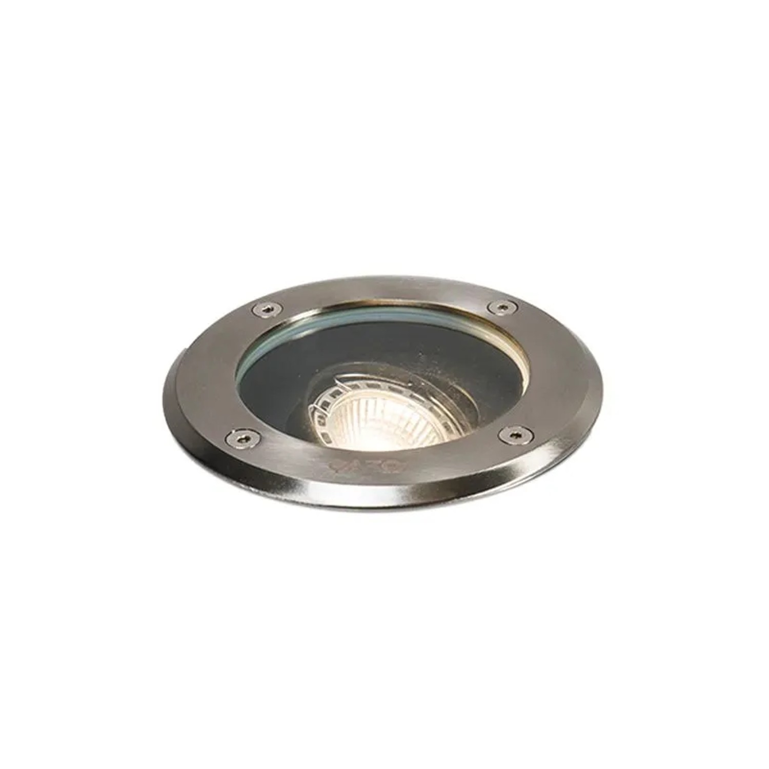 QAZQA Moderner Outdoor Bodenstrahler Stahl Verstellbar IP65 Delux