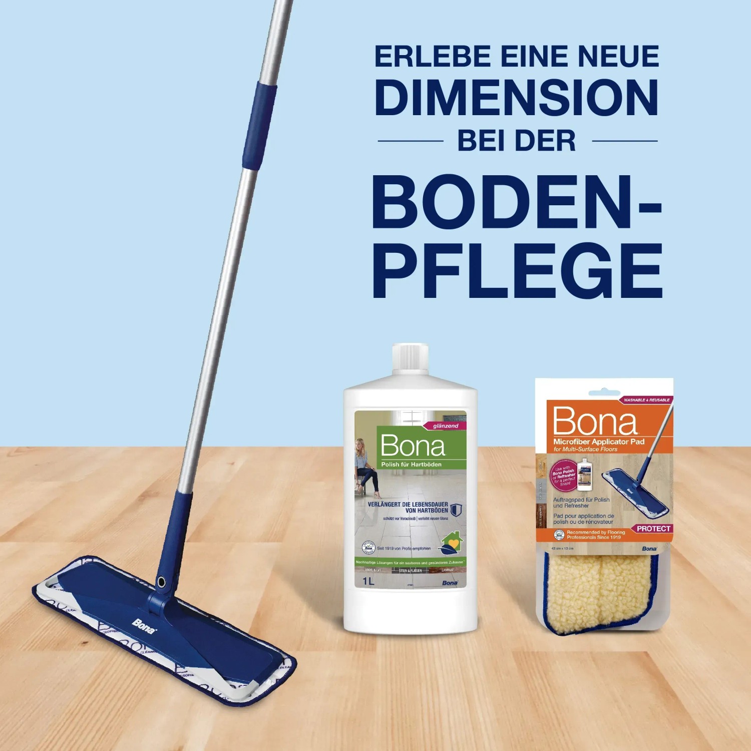 Bona Stein-, Fliesen- und Laminat Polish 1,