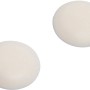 2 weiße, selbstklebende OBI Tür-Anschlagpuffer, Ø 60 mm, zum Schutz von Wänden.