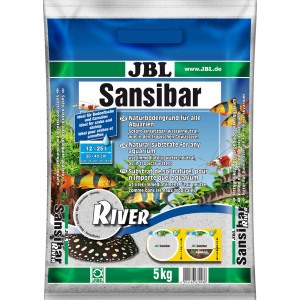 JBL Sansibar River Bodengrund, 5 kg Sack, für Süß- und Meerwasseraquarien.