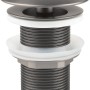 baliv Schaftventil SV-3470 in Gun Metal für Waschtisch und Bidet.