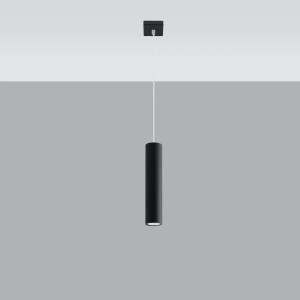 Schwarze Sollux Lighting Hängeleuchte Lagos 1 im modernen Design für Lampen & Leuchten.