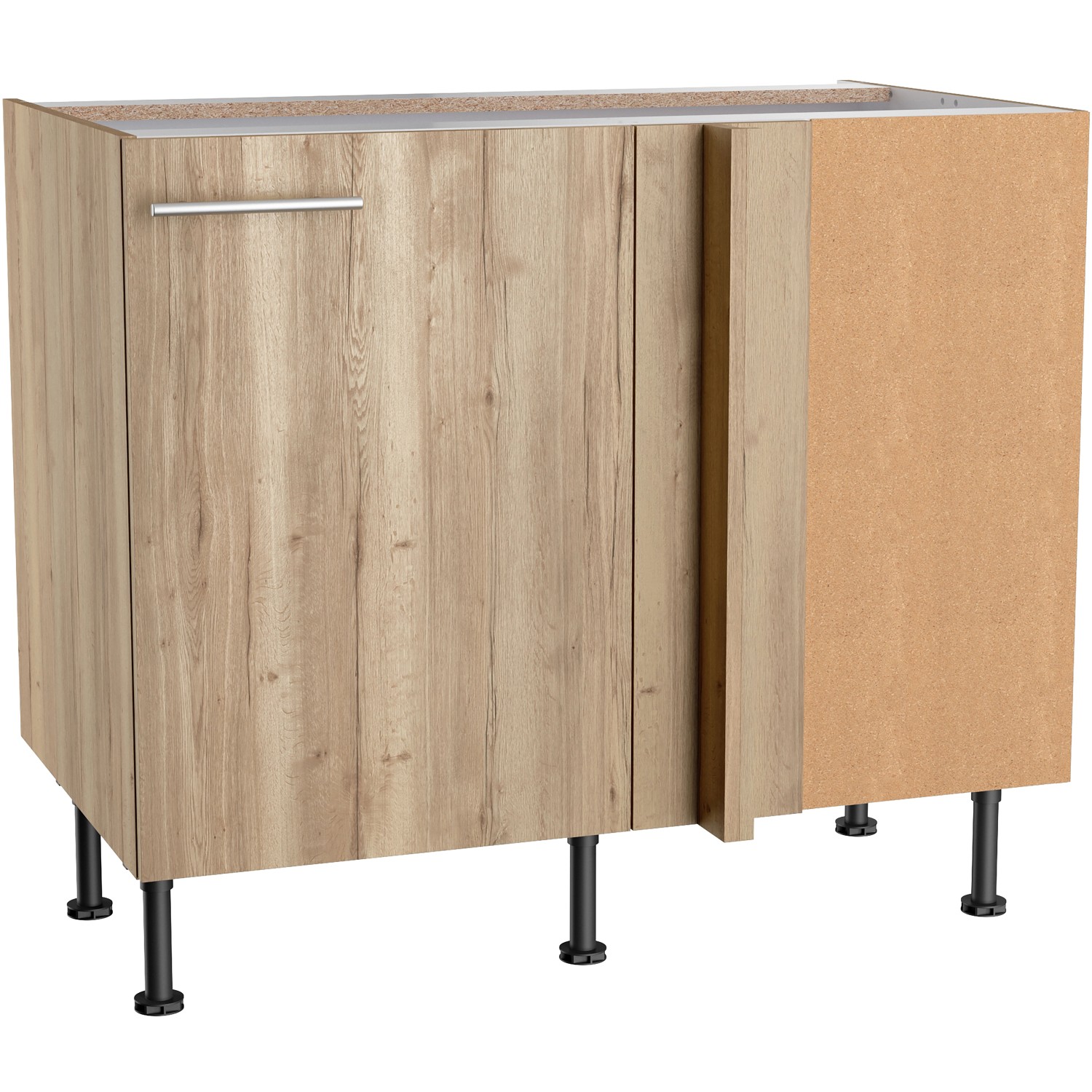 Optifit Eckunterschrank Erik290 100/65 x 87 x 58,4 cm Wildeiche günstig online kaufen