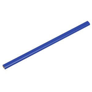 Blauer LUX Zimmermannsbleistift Classic, 18 cm Länge, für präzise Markierungen.