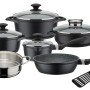 GSW Kochtopf Set Gourmet Granit 10 Teillig