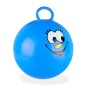 Relaxdays Hüpfball PVC Blau Mit Griff 55 cm x 45 cm 0,4 kg