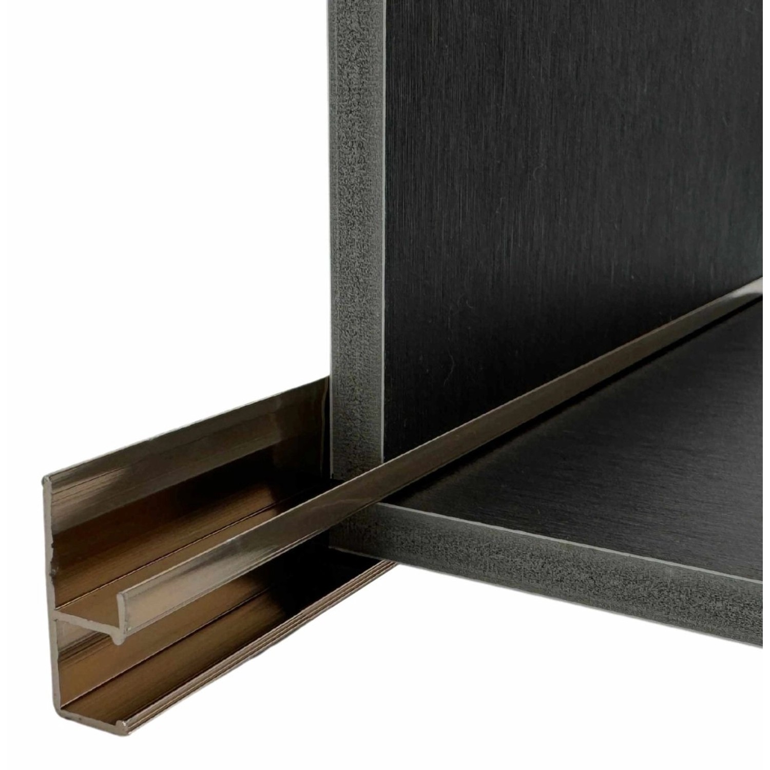 Colortree Aluminium Profil Innenecke Rose Gold Eloxiert 2m UU Montageprofil günstig online kaufen