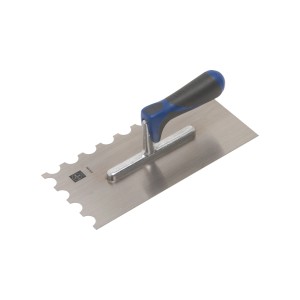 LUX Glättekelle spezial Comfort mit Rundzahnung für Fliesen- und Fußbodenkleber.