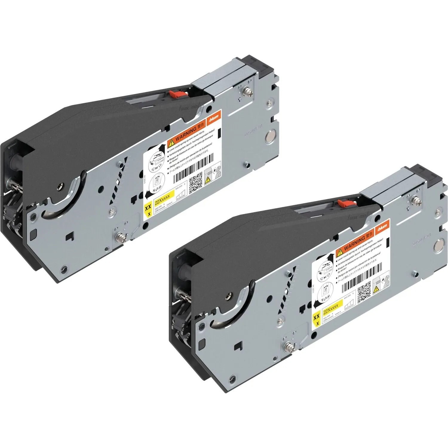 Blum Kraftspeicher-Set Aventos Hs top 22S2510 Blumotion mit Systemschrauben