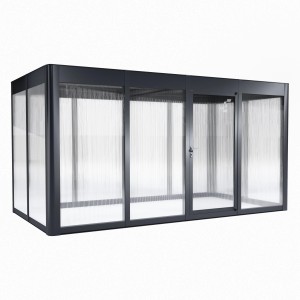 SunElements Gartenhaus SunGarden Select 4.2, anthrazit-metallic, 10,3 m².