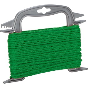 Grünes Polypropylen Seil, Ø 3mm, auf Spule für Haushalt, Garten und Werkstatt.