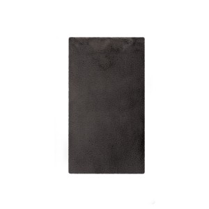 Grauer Lalee Badteppich Heaven, 40x60 cm, mit weichem Flor für Badezimmer.