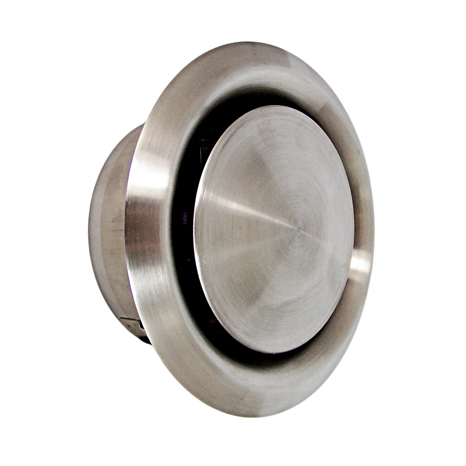 Häusler Edelstahl Tellerventil LG-4510 R Abluftventil DN 100 mit Einbaurahm günstig online kaufen