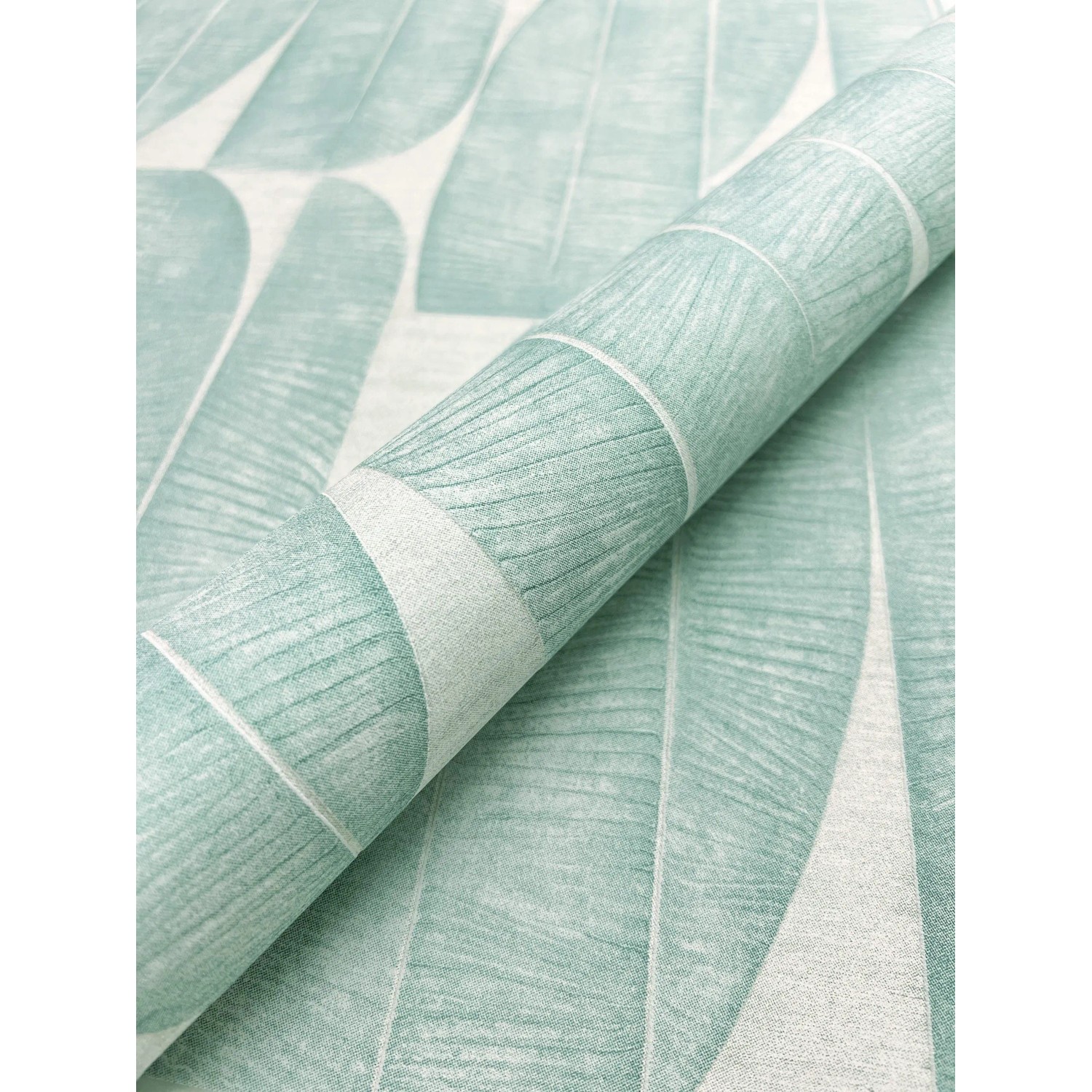 Newroom Vliestapete Madina Turquoise Bananenblätter Modern FSC® günstig online kaufen