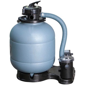 Sandfilteranlage für Gre Echtholzpool Mango, rechteckig, zur Reinigung und Filterung des Poolwassers.