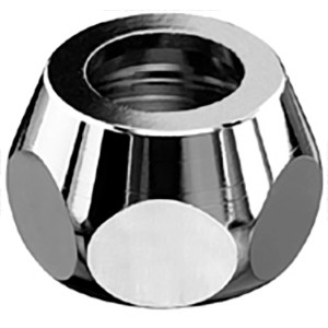 Schell Konus-Quetschverschraubung, 17,2 mm, verchromt, für Sanitär-Anwendungen.