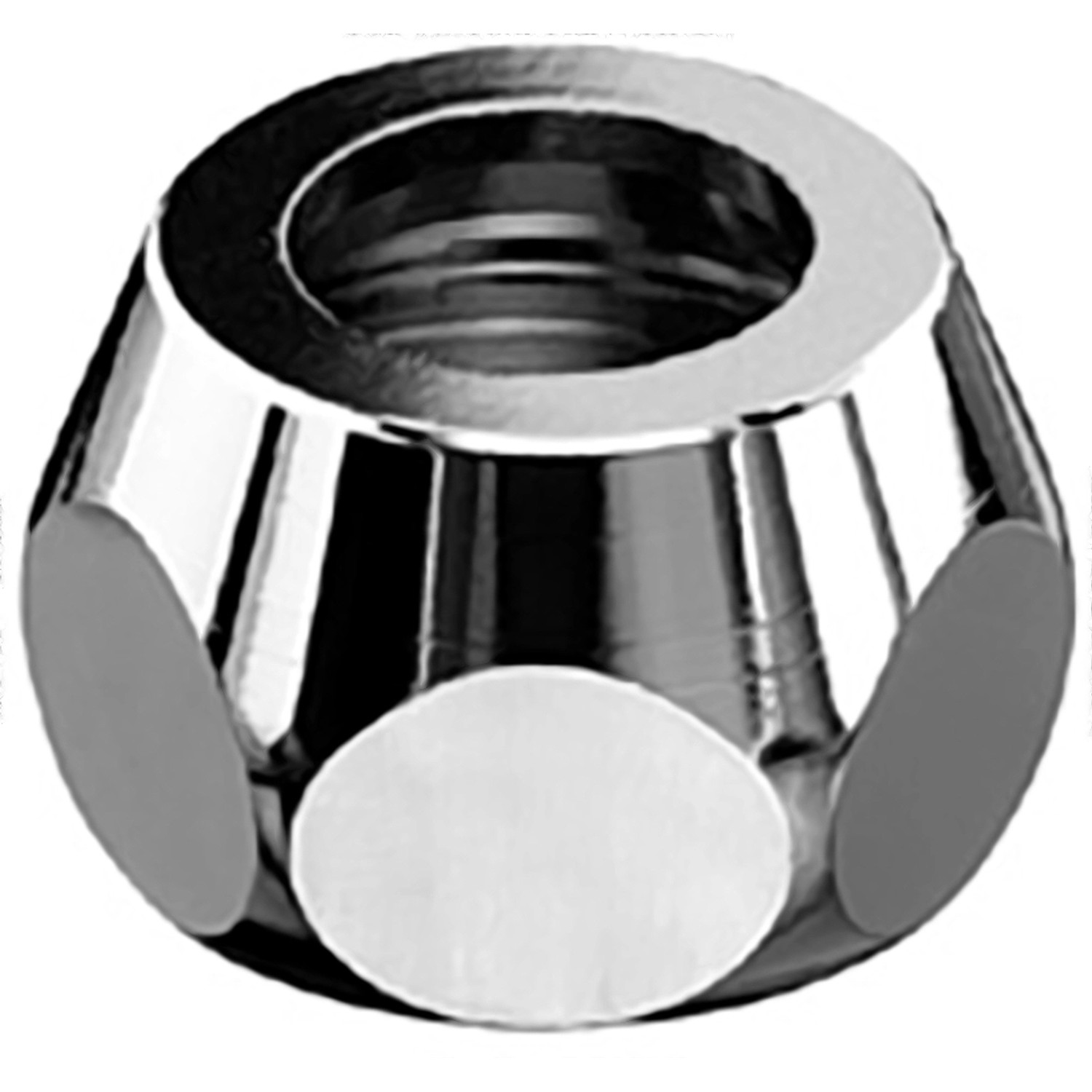 Schell Konus-Quetschverschraubung Komplett 17,2 mm verchromt 10 mm (3/8 Zoll)x 8 mm
