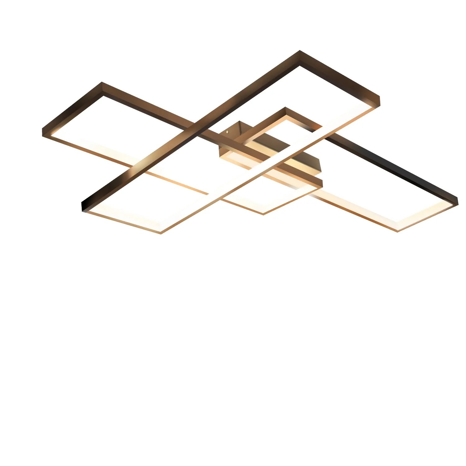 NETTLIFE LED Deckenleuchte aus Metall L67cmSchwarz