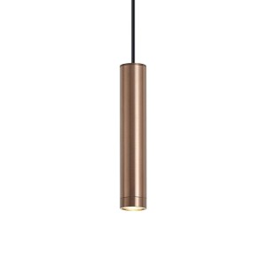 QAZQA Design Pendelleuchte DunkelBronze GU10 50mm IP44 Tuba