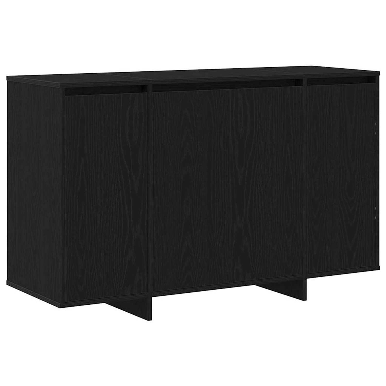 vidaXL Sideboard Schwarz Eichen-Optik 120 x 41 x 75 cm Holzwerkstoff 333390 günstig online kaufen
