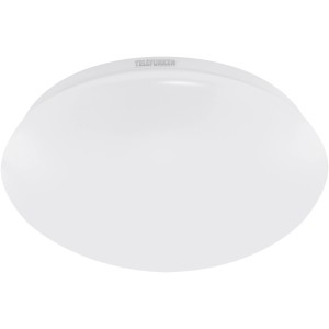 Weiße Telefunken LED-Deckenleuchte Apollon, Ø 27,8 cm. Runde Form, neutralweißes Licht.